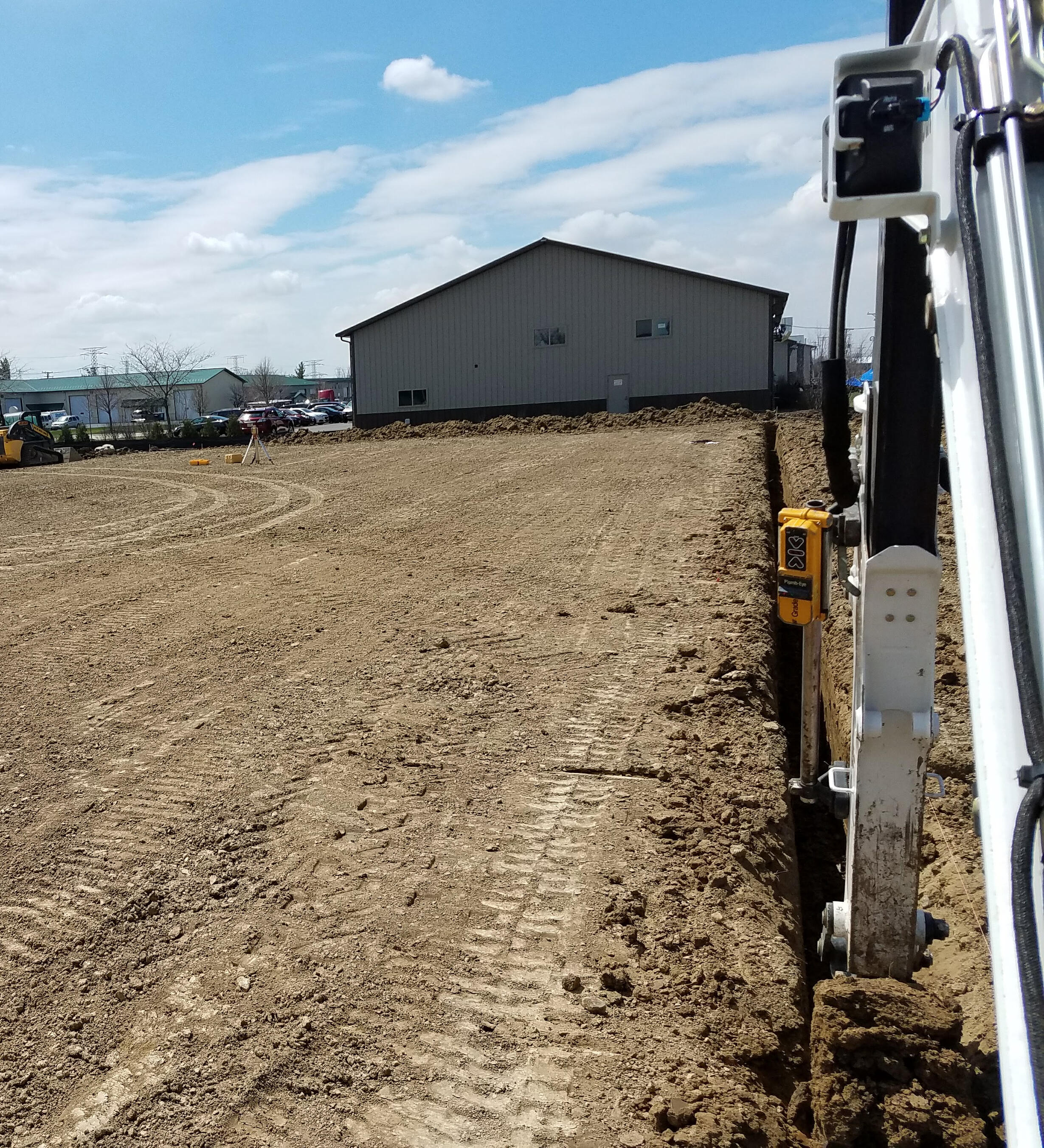 drainage trench installation yard water control Columbia TN Maury County
